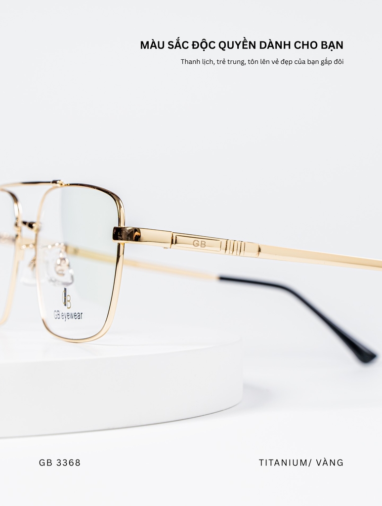 GỌNG KÍNH, HIỆU GB, MÃ: 3368