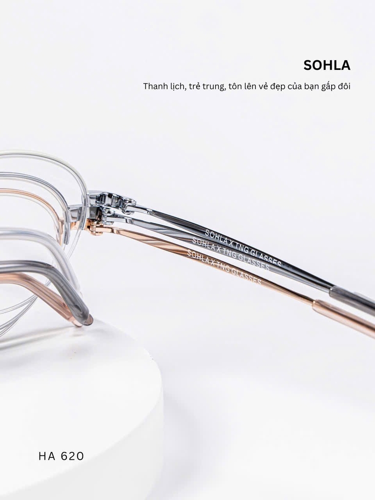 GỌNG KÍNH CẬN, HIỆU SOHLA, MÃ: HA62014