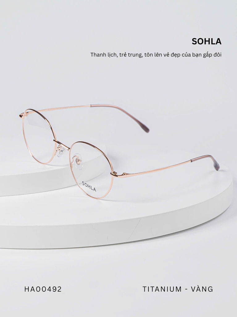 GỌNG KÍNH CẬN, HIỆU SOHLA, MÃ: HA00492