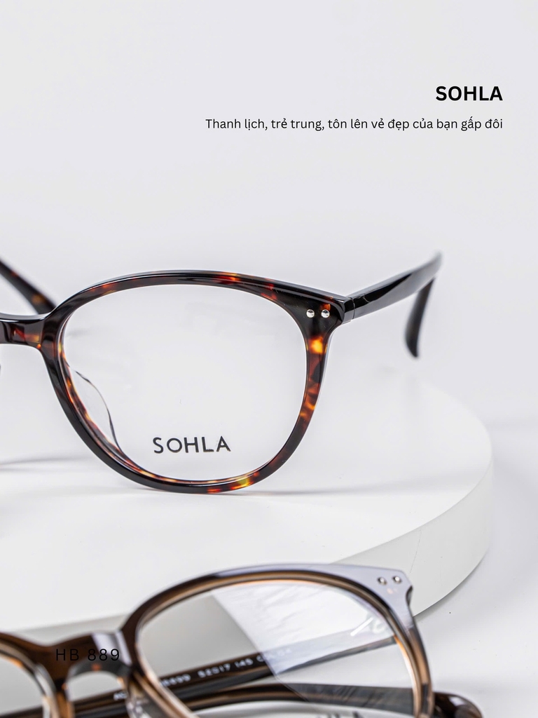 GỌNG KÍNH CẬN, HIỆU SOHLA, MÃ: HSB889