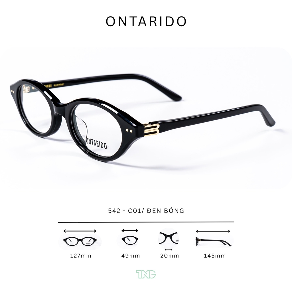 GỌNG KÍNH CẬN, HIỆU ONTARIDO, MÃ: 542