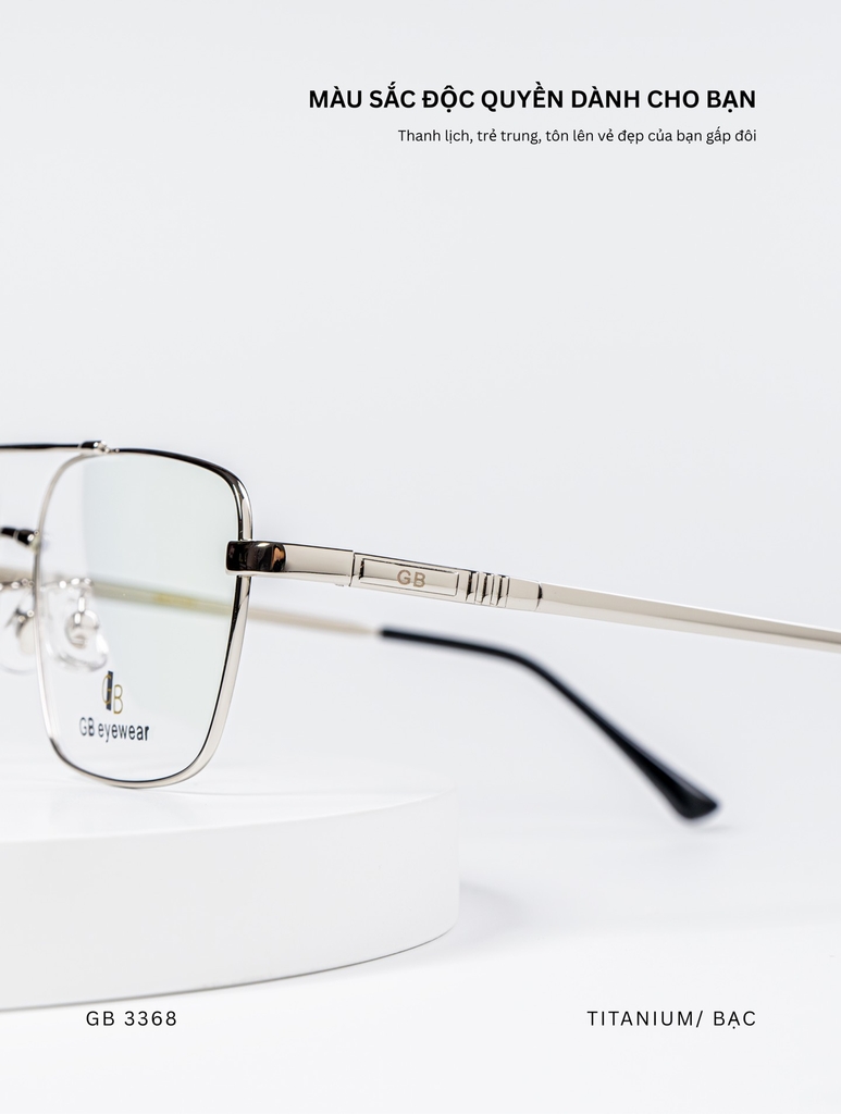 GỌNG KÍNH, HIỆU GB, MÃ: 3368