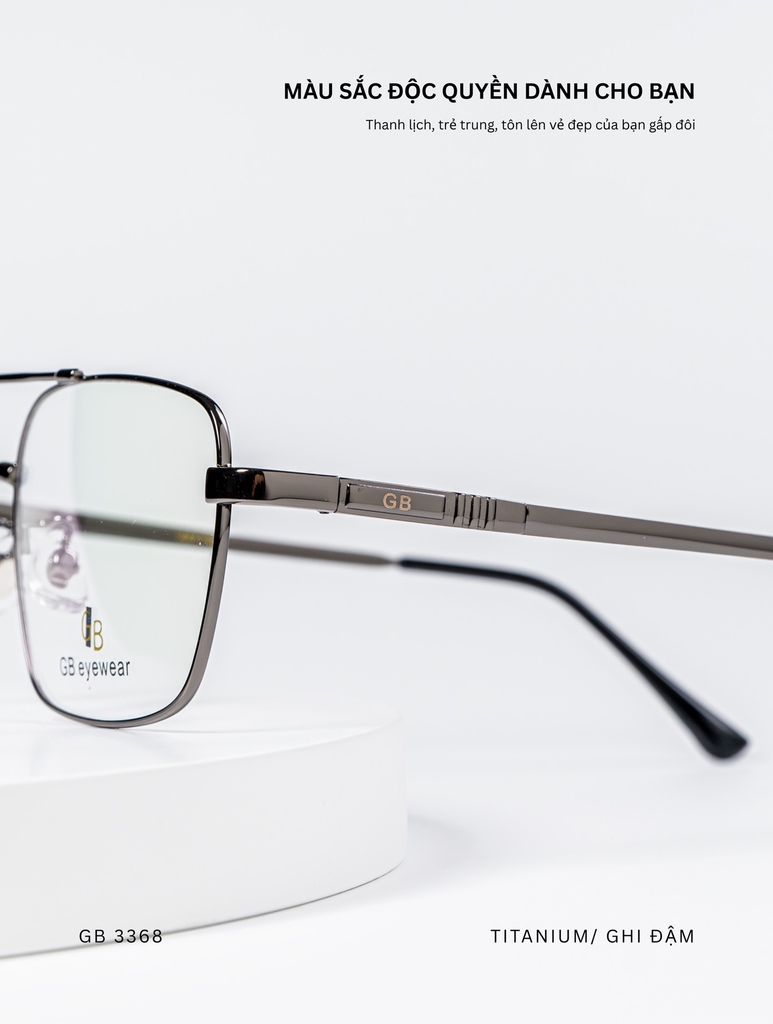 GỌNG KÍNH, HIỆU GB, MÃ: 3368