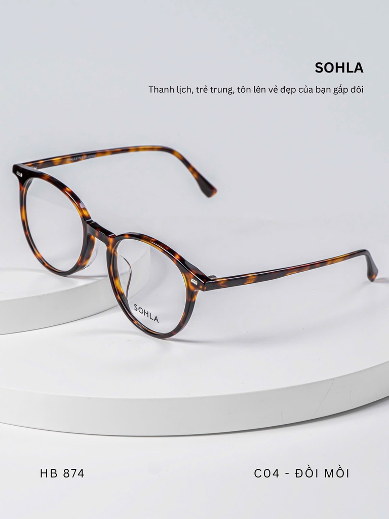 GỌNG KÍNH CẬN, HIỆU SOHLA, MÃ: HB874