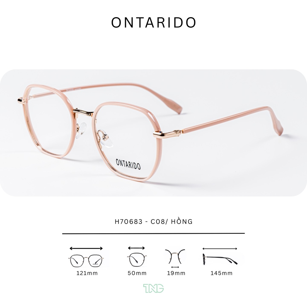 GỌNG KÍNH CẬN, HIỆU ONTARIDO, MÃ: H70683