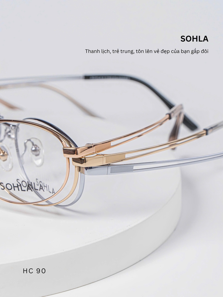 GỌNG KÍNH CẬN, HIỆU SOHLA, MÃ: HC90139