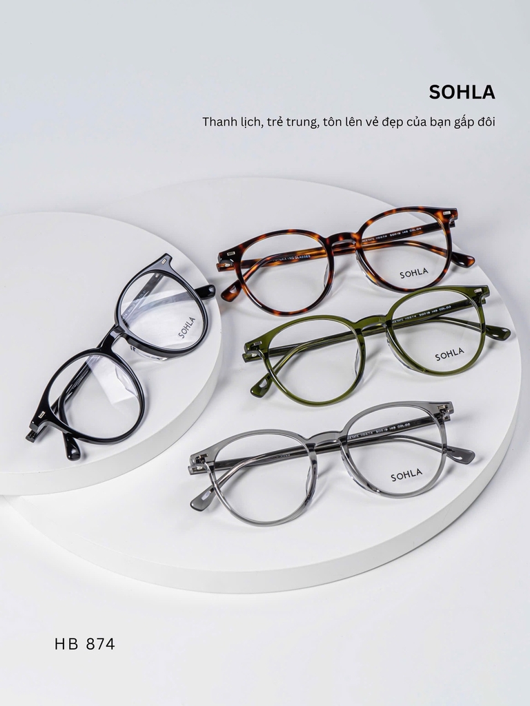 GỌNG KÍNH CẬN, HIỆU SOHLA, MÃ: HB874