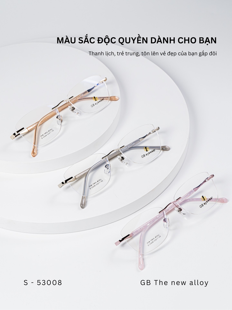 GỌNG KÍNH, HIỆU GB, MÃ:53008