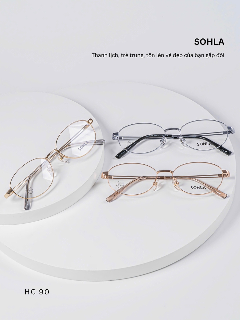GỌNG KÍNH CẬN, HIỆU SOHLA, MÃ: HC90139