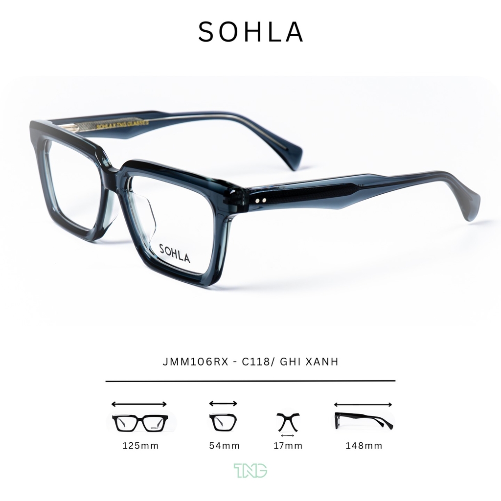 GỌNG KÍNH CẬN, HIỆU:SOHLA, MÃ JMM106RX