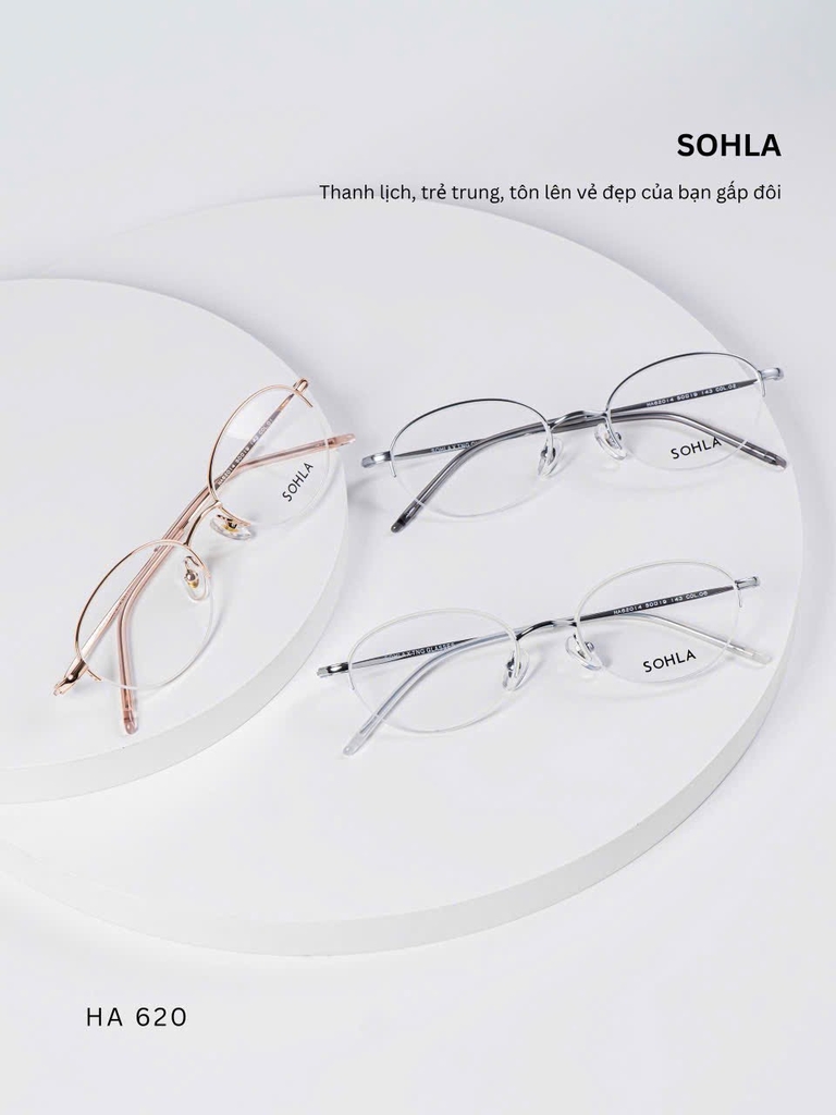 GỌNG KÍNH CẬN, HIỆU SOHLA, MÃ: HA62014
