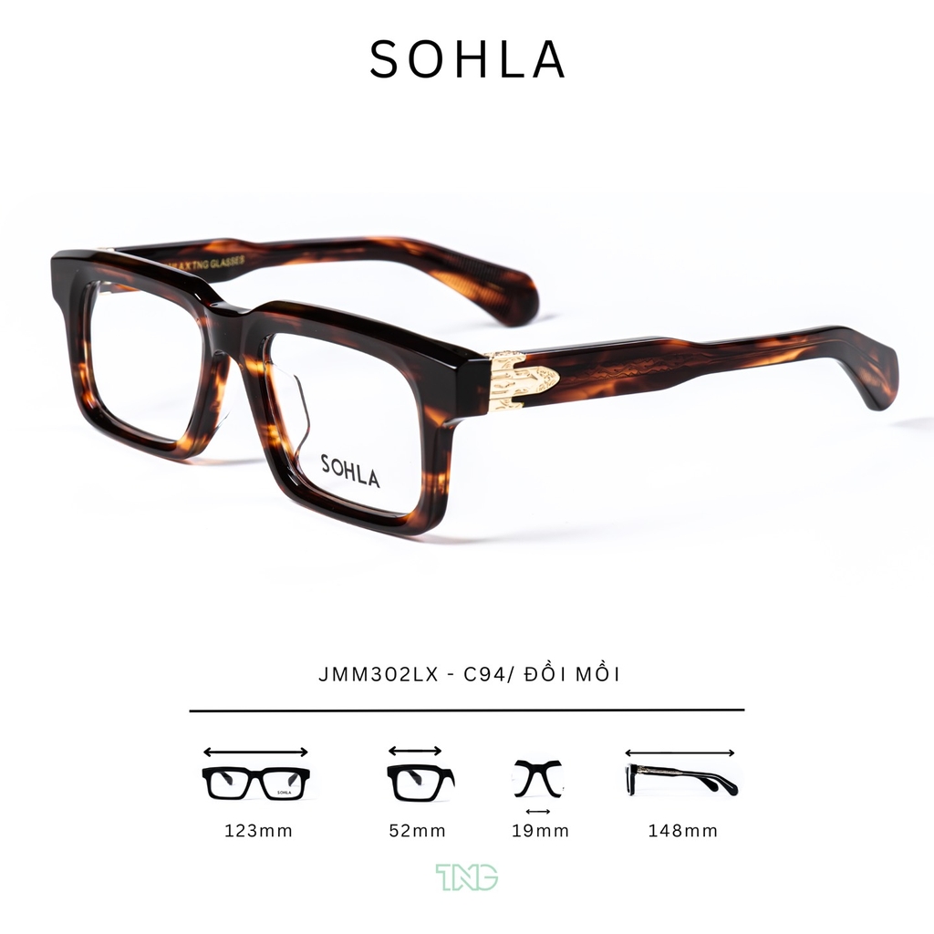 GỌNG KÍNH CẬN, HIỆU SOHLA, MÃ JMM302LX