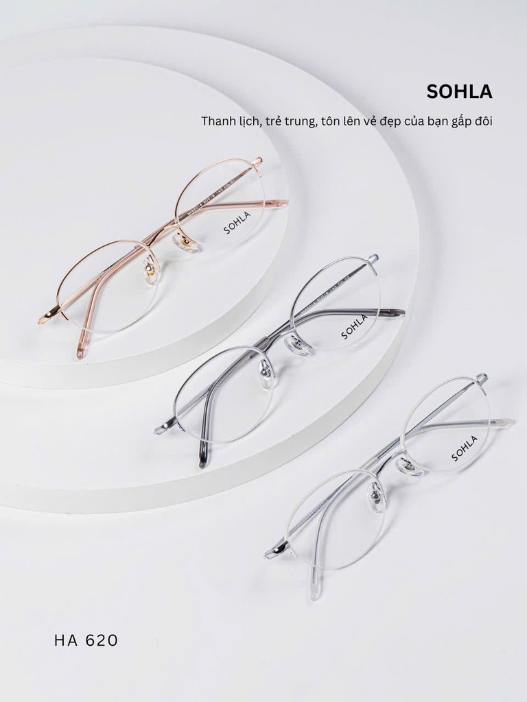 GỌNG KÍNH CẬN, HIỆU SOHLA, MÃ: HA62014
