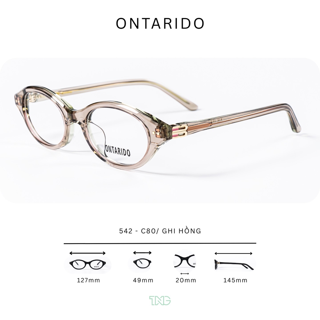 GỌNG KÍNH CẬN, HIỆU ONTARIDO, MÃ: 542