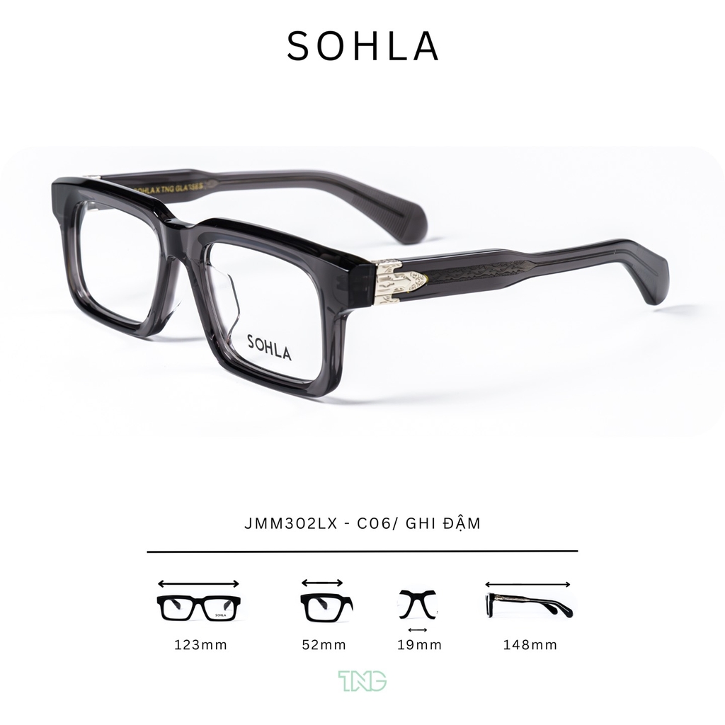 GỌNG KÍNH CẬN, HIỆU SOHLA, MÃ JMM302LX