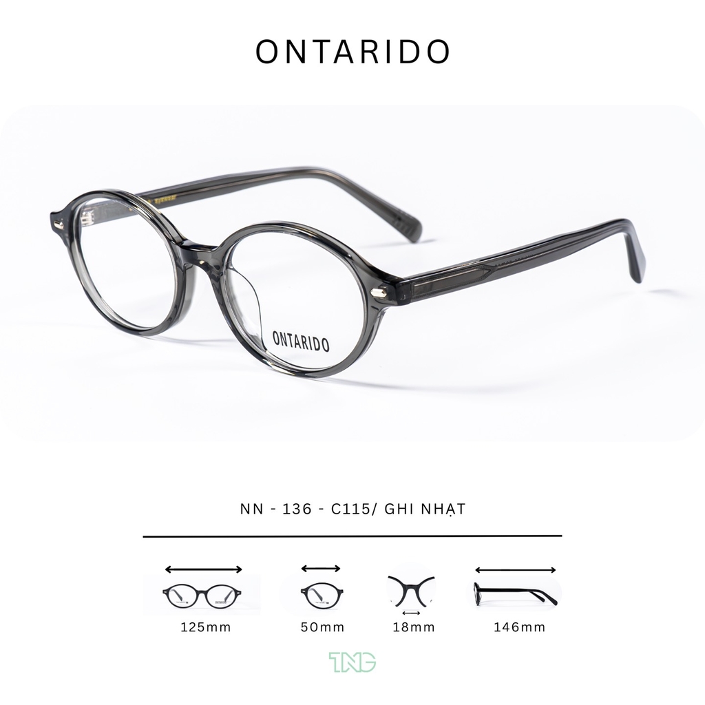 GỌNG KÍNH CẬN, HIỆU ONTARIDO, MÃ: NN-136