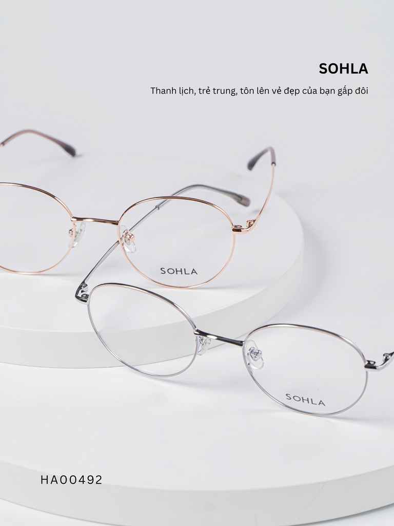 GỌNG KÍNH CẬN, HIỆU SOHLA, MÃ: HA00492
