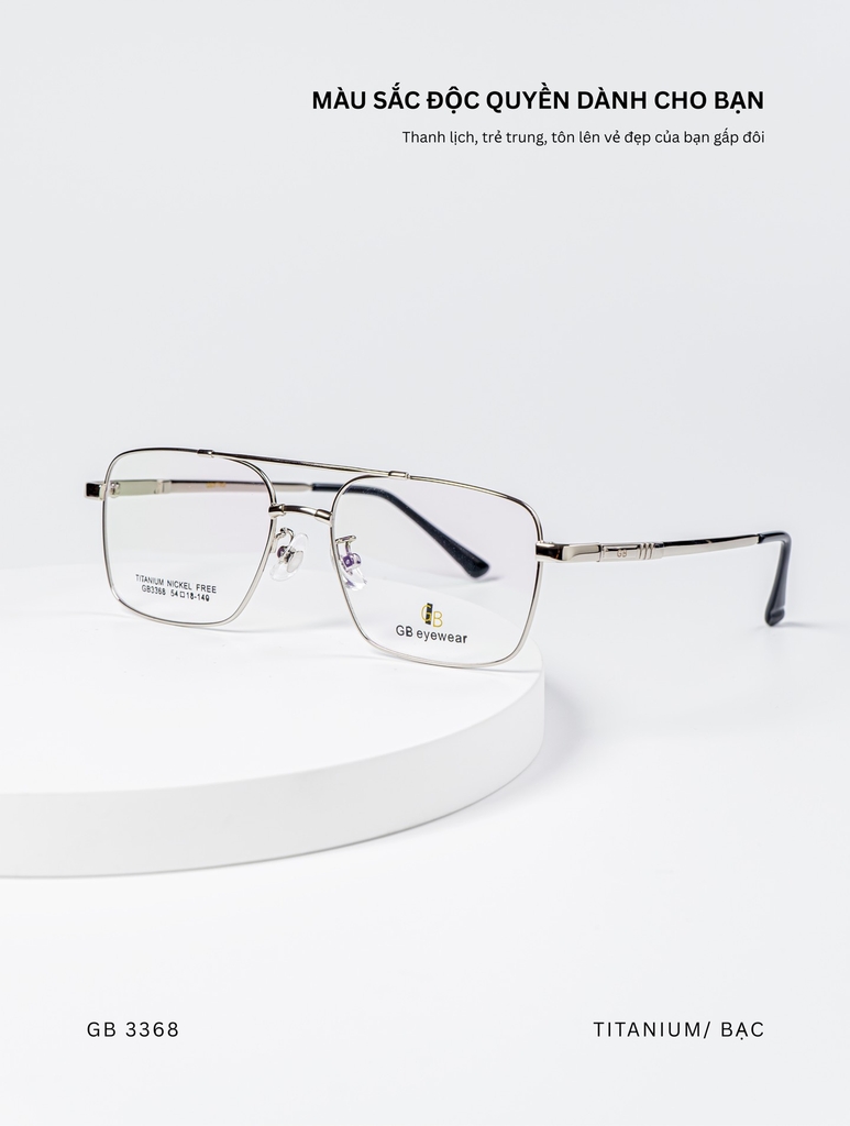 GỌNG KÍNH, HIỆU GB, MÃ: 3368