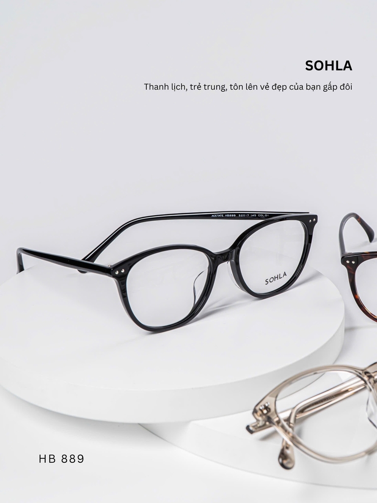 GỌNG KÍNH CẬN, HIỆU SOHLA, MÃ: HSB889