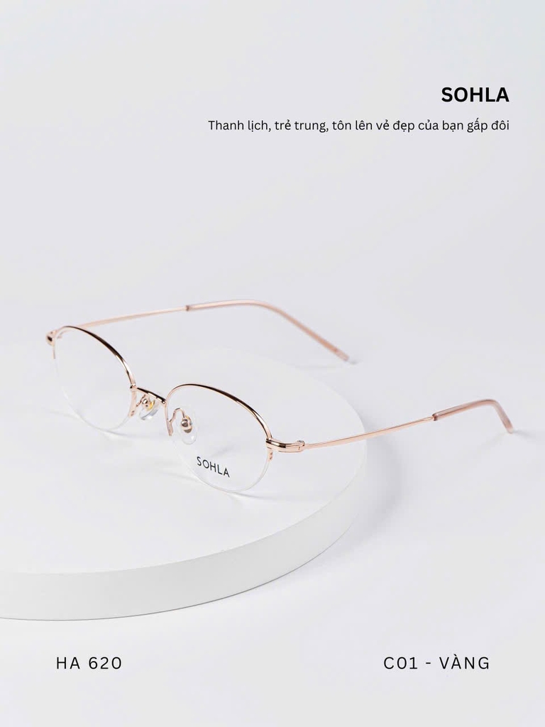 GỌNG KÍNH CẬN, HIỆU SOHLA, MÃ: HA62014