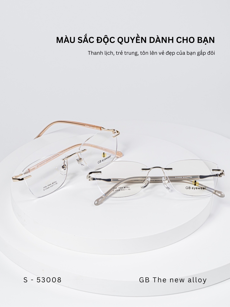 GỌNG KÍNH, HIỆU GB, MÃ:53008