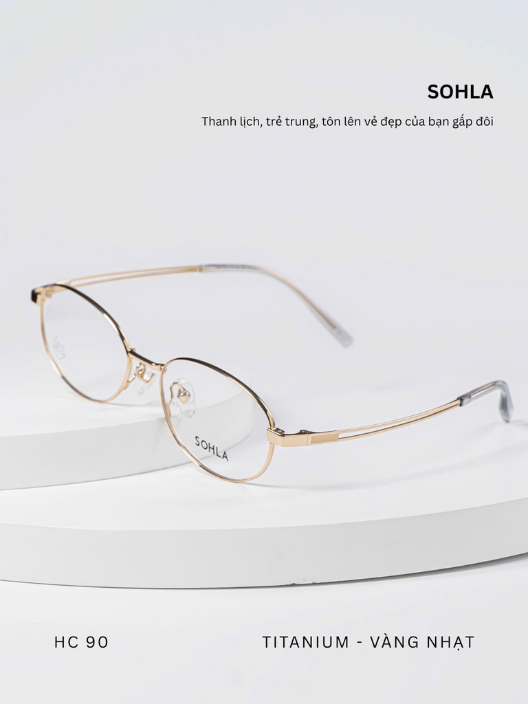 GỌNG KÍNH CẬN, HIỆU SOHLA, MÃ: HC90139
