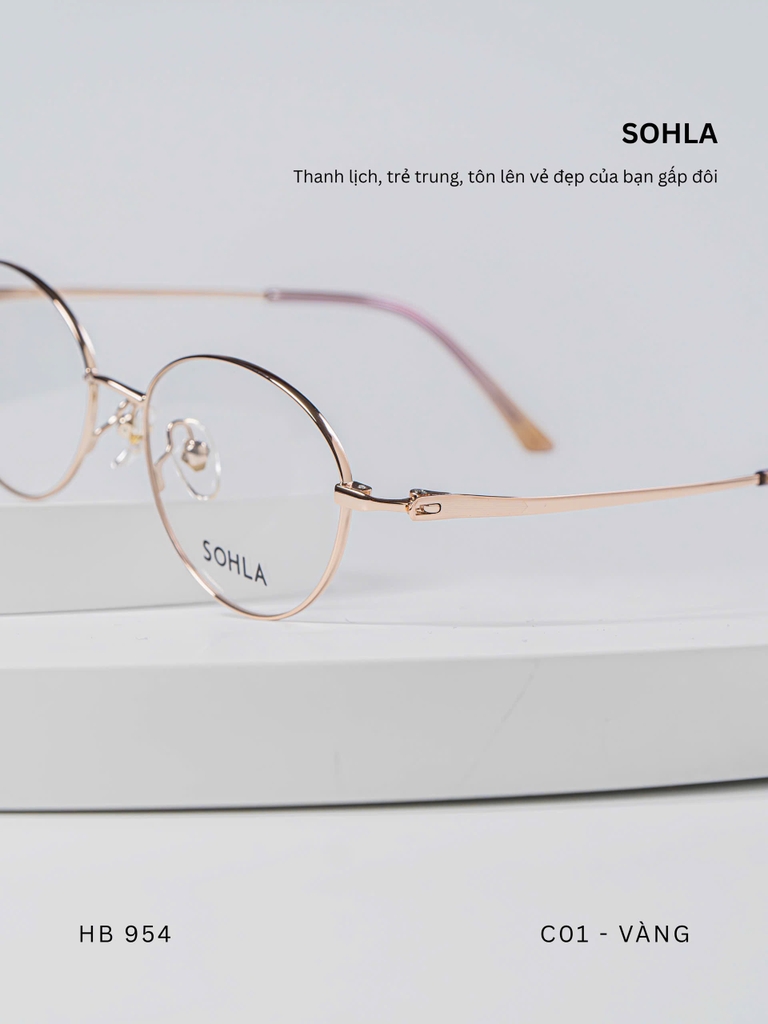 GỌNG KÍNH CẬN, HIỆU SOHLA, MÃ: HB954