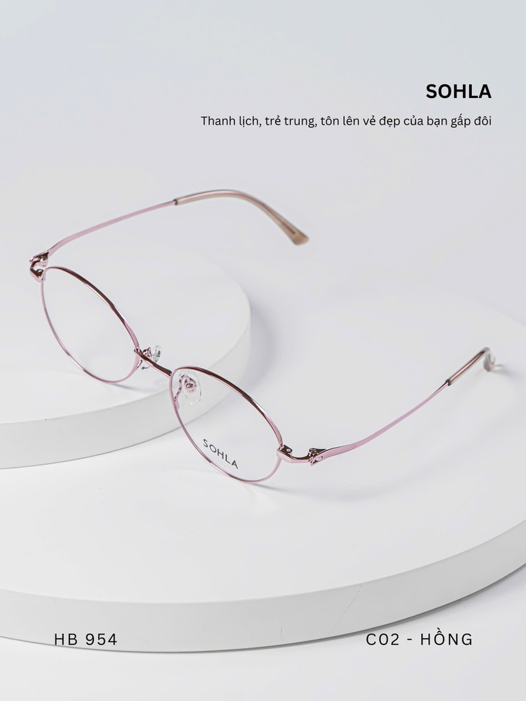 GỌNG KÍNH CẬN, HIỆU SOHLA, MÃ: HB954