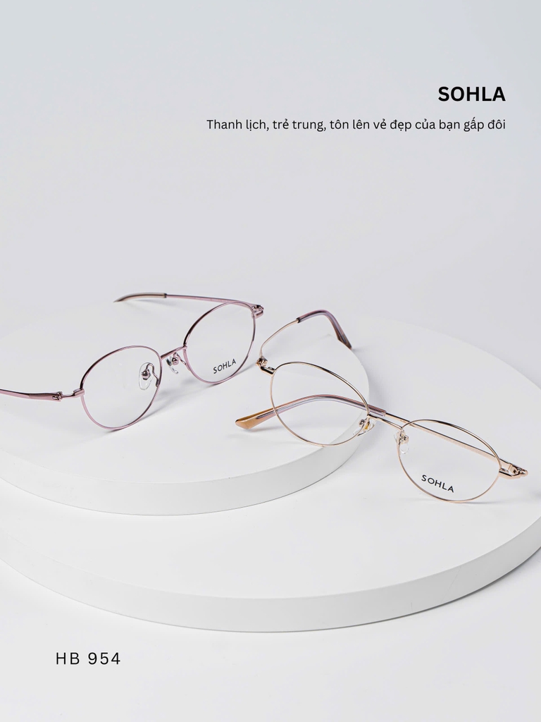 GỌNG KÍNH CẬN, HIỆU SOHLA, MÃ: HB954