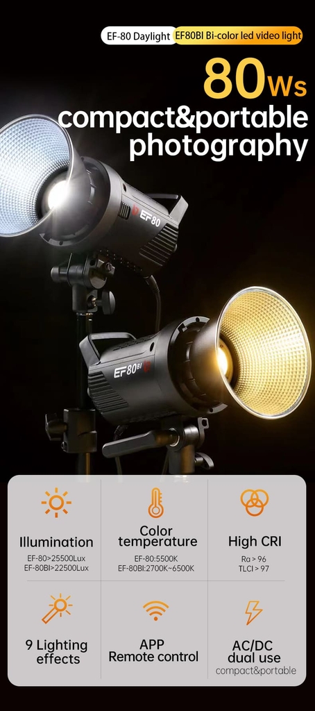 den led jinbei ef-80bi