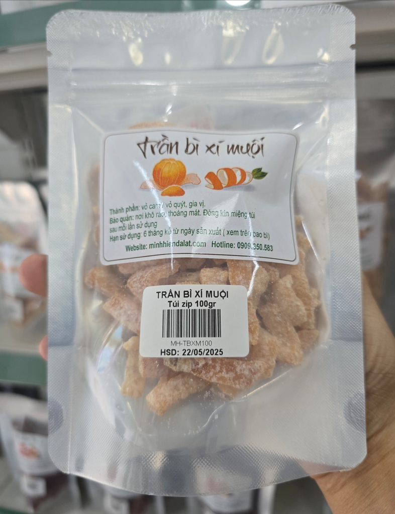 Trần bì vỏ cam - mứt vỏ cam