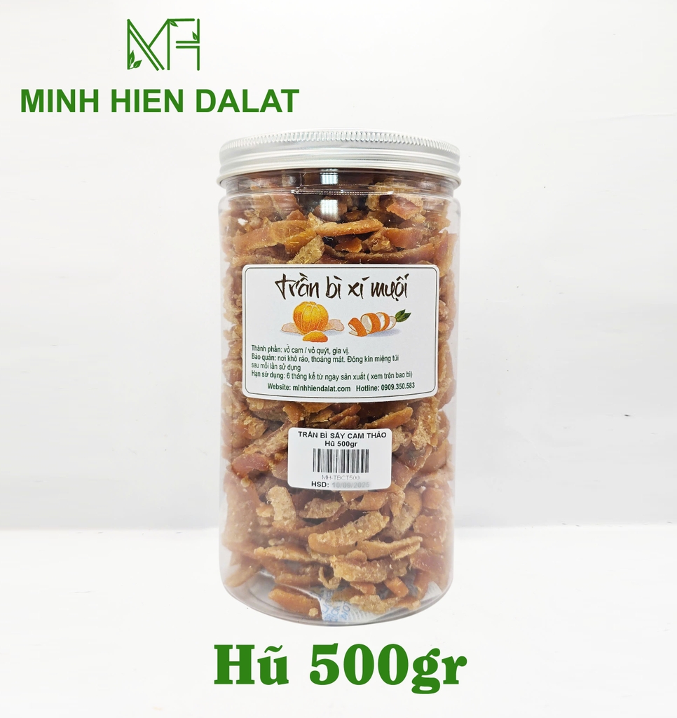 Trần Bì Sấy Cam Thảo ( Trần Bì Vỏ Quýt) Minh Hiền Đà Lạt