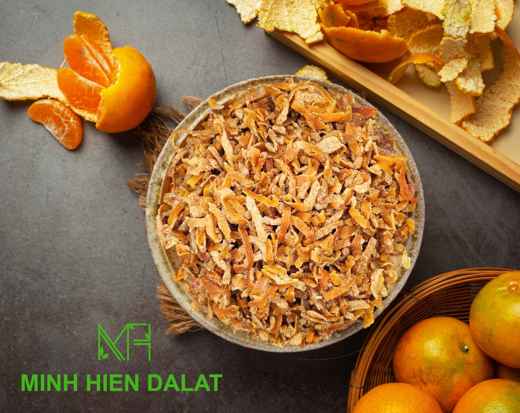 Trần Bì Sấy Cam Thảo ( Trần Bì Vỏ Quýt) Minh Hiền Đà Lạt