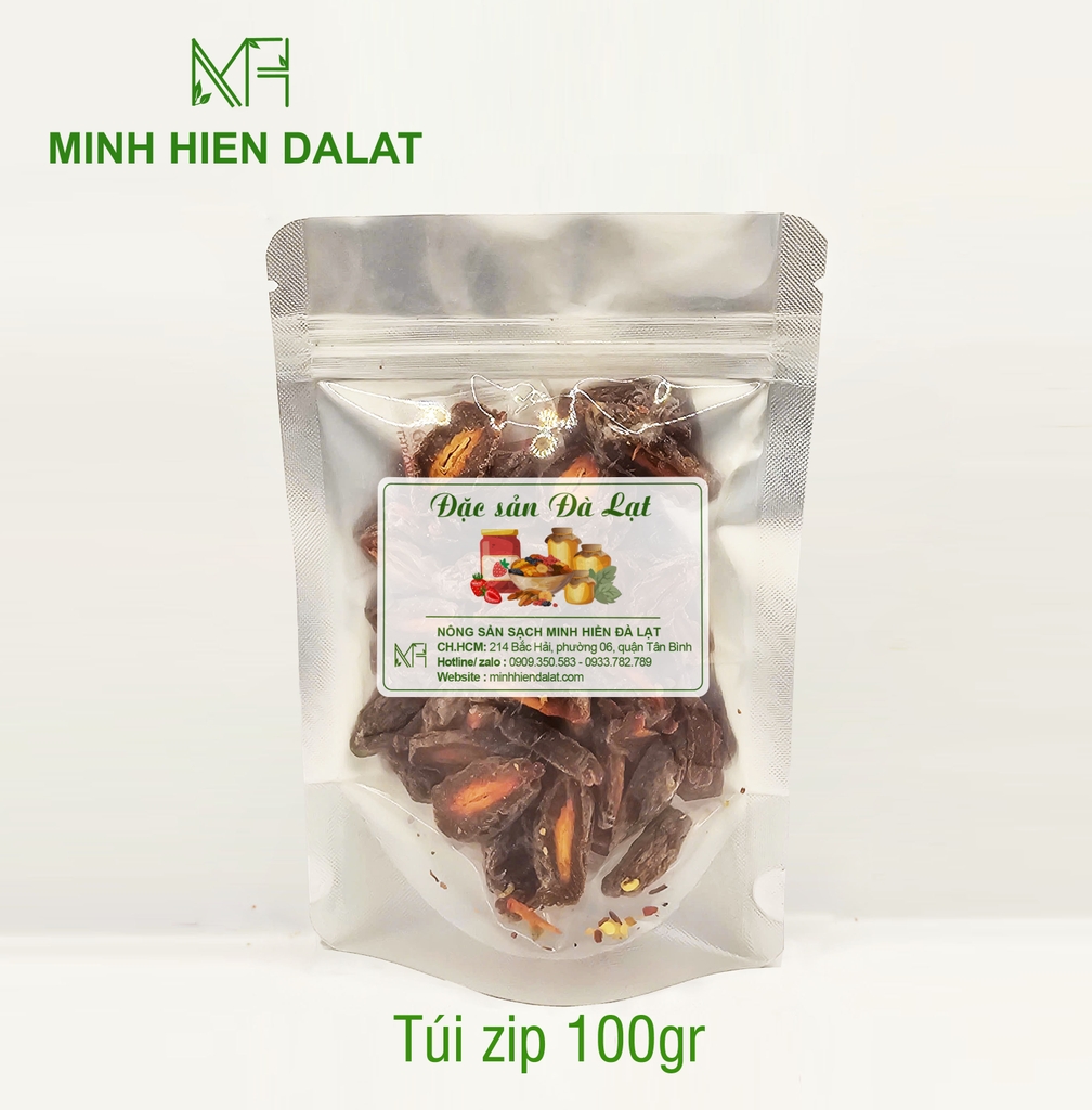 Xí muội cắt lát sấy ớt