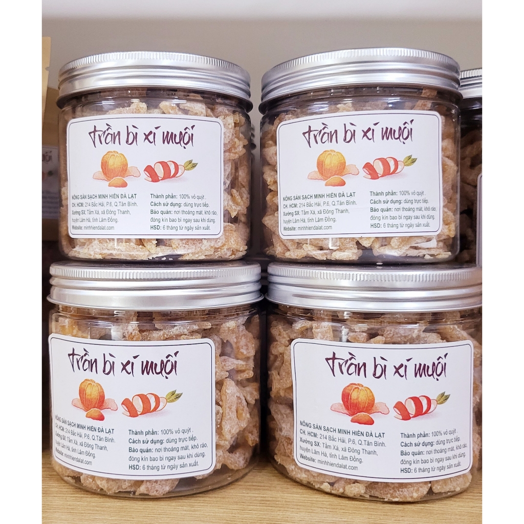 Trần bì vỏ cam - mứt vỏ cam