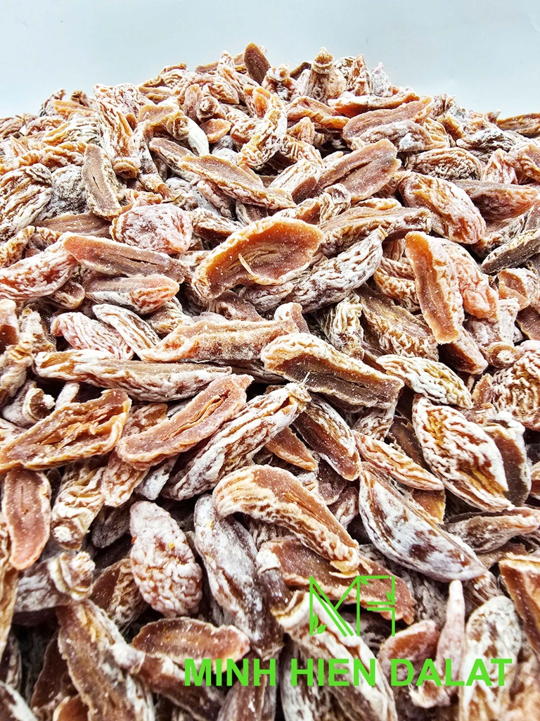 Xí muội không hạt cắt lát.