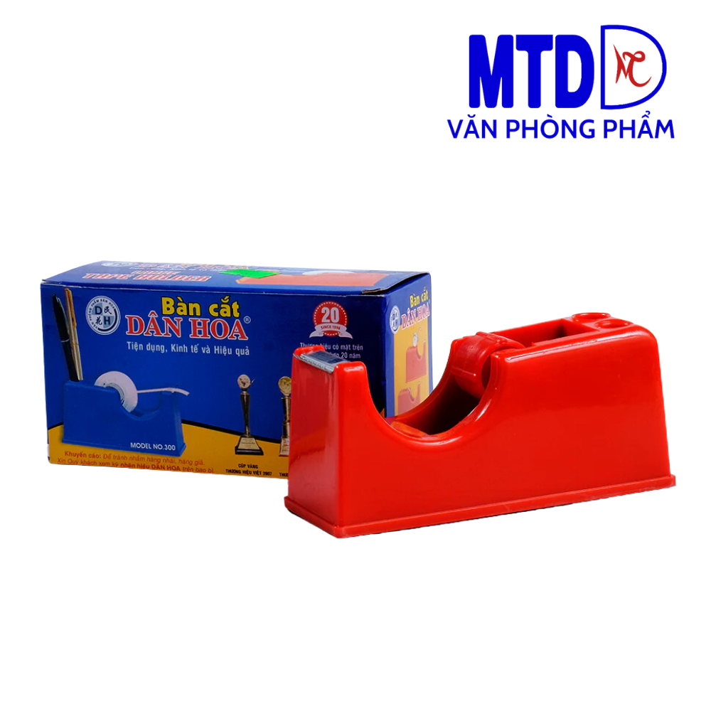 Dụng cụ cắt băng keo để bàn Dân Hoa- Bàn cắt băng keo 300