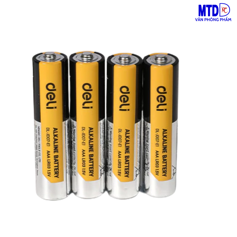 Pin kiềm Alkaline 2A/3A cao cấp , siêu bền  Deli - DL-JD07-E1/DL-LD05-E1-