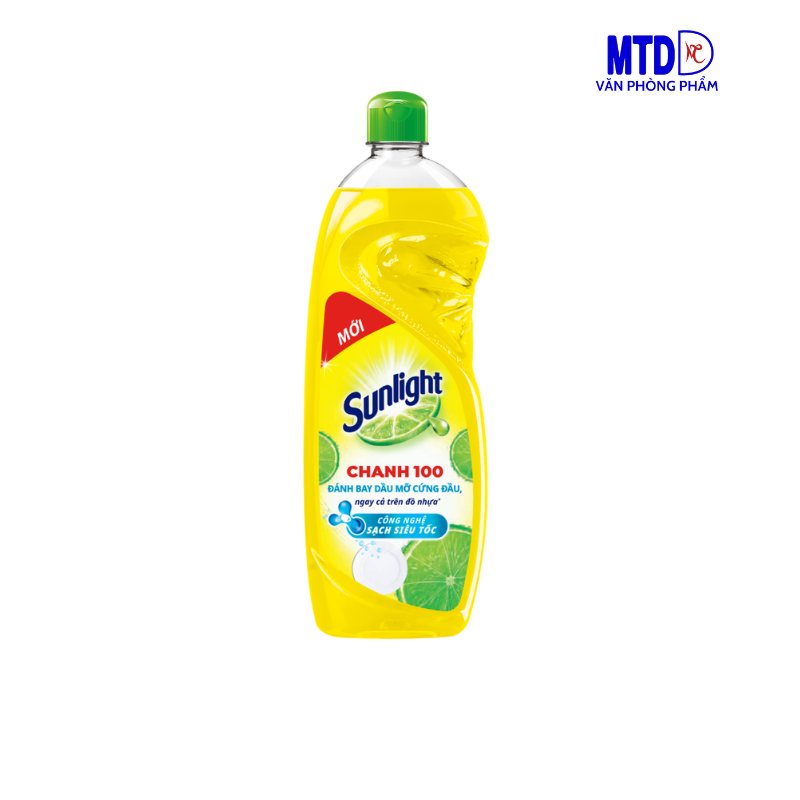 Nước rửa chén Sunlight chanh/Matcha chai 750g/717ml - CHÍNH HÃNG UNILEVER