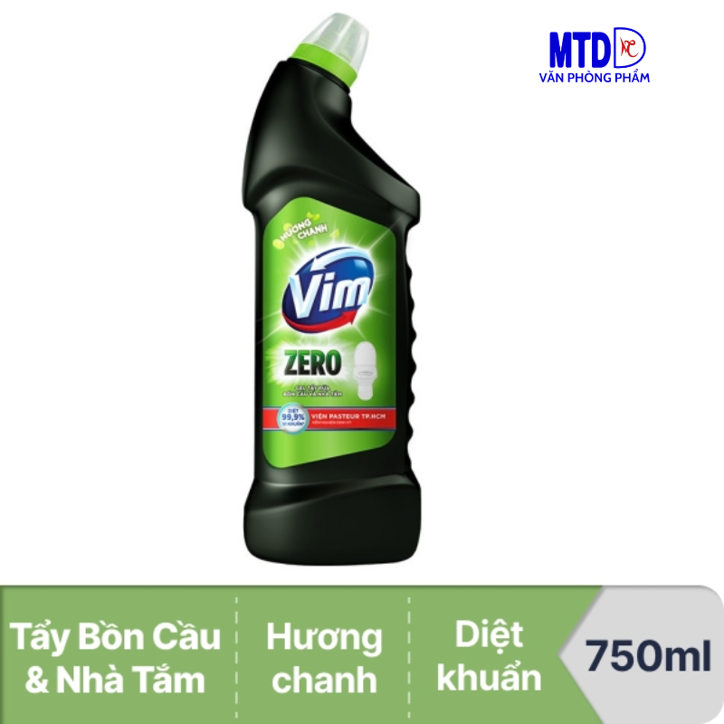 Nước tẩy bồn cầu, nhà vệ sinh Vim 880ml/Zero 750ml diệt khuẩn -chính hãng Unilever