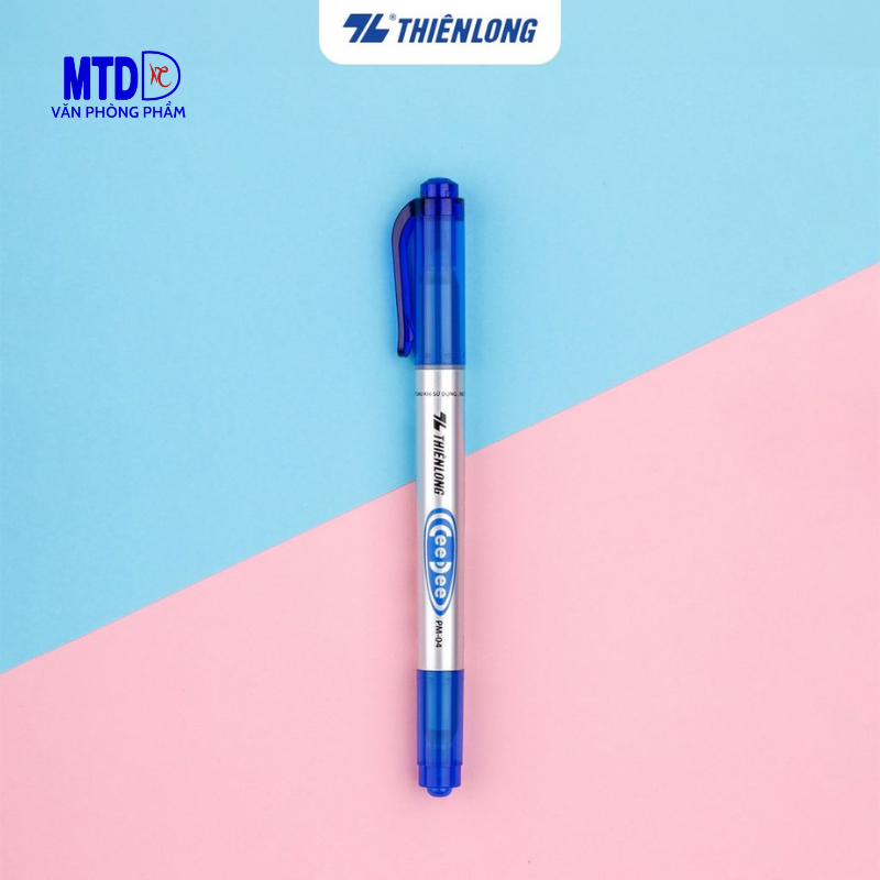 Bút lông dầu/Permanent Marker thiên Long PM-04 Cee - Cee có giắt cài