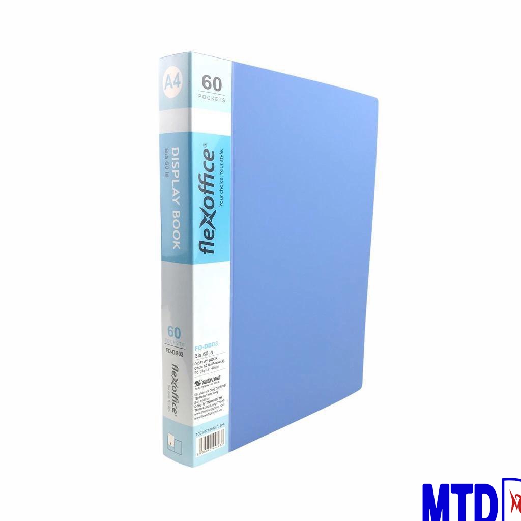 Bìa 80 lá A4 Thiên Long Flexoffice đựng hồ sơ tới 400 tờ