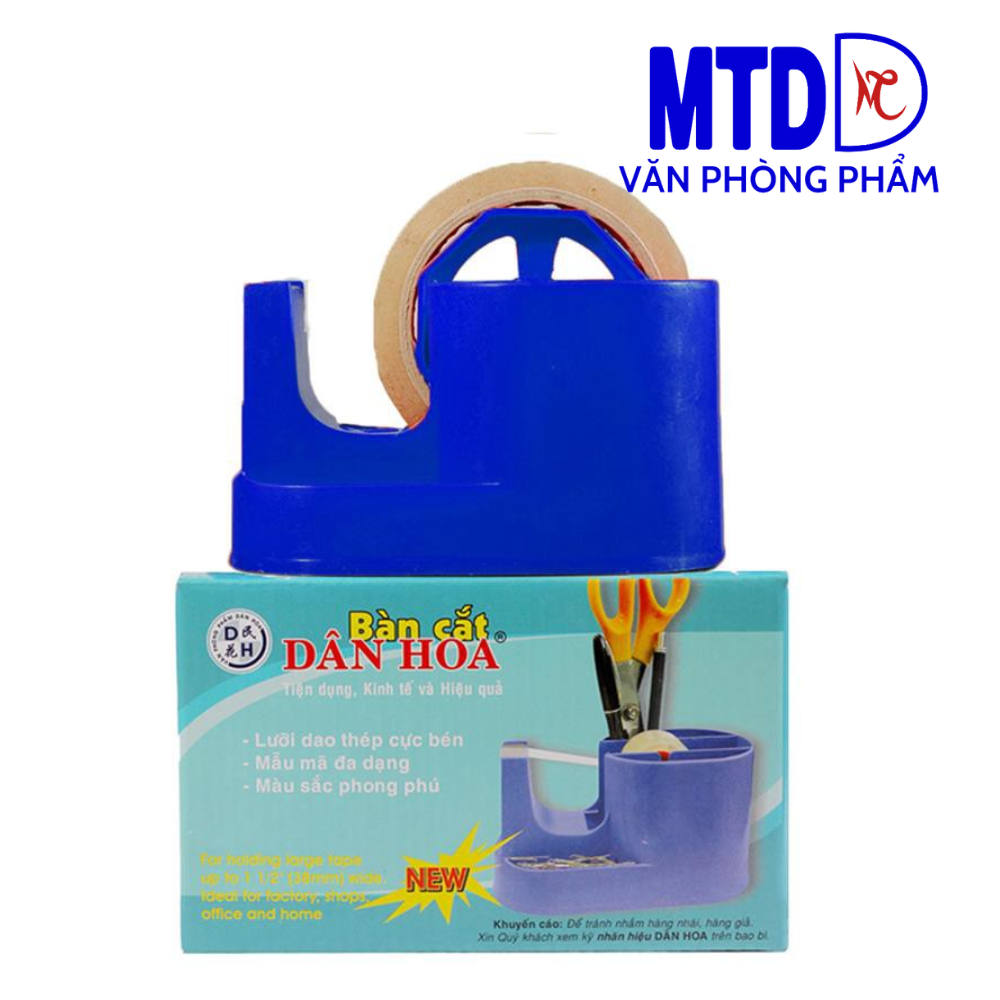 Dụng cụ cắt băng keo để bàn Dân Hoa- Bàn cắt băng keo 400
