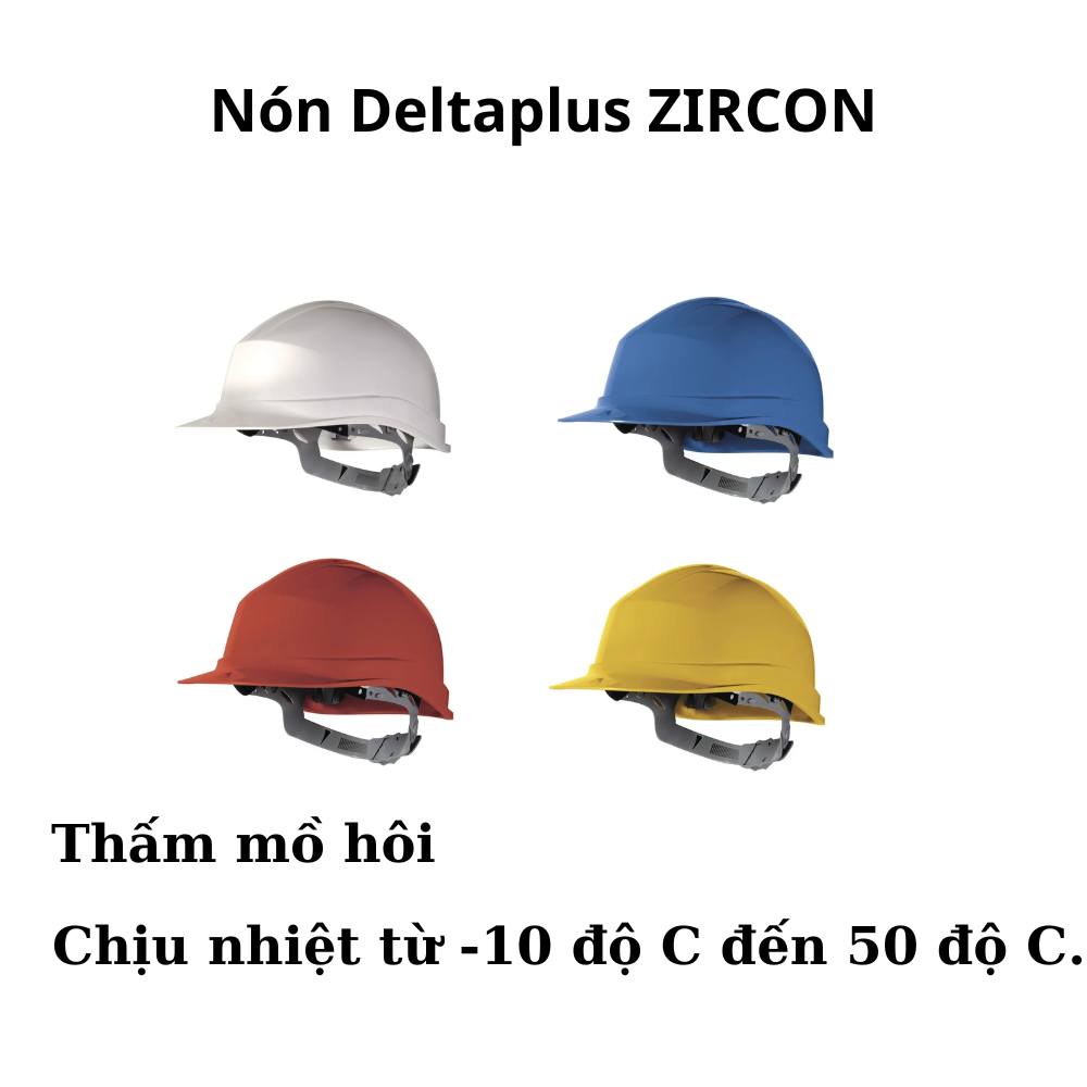 Nón Bảo hộ lao động chất lượng cao  Deltaplus ZIRCON
