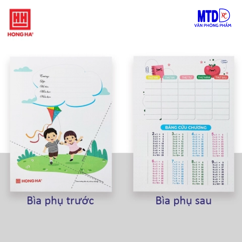 Tập/vở học sinh Hồng Hà -Class Điểm A -5 ô ly vuông -0317, 96 trang, 100gsm, trắng,sáng,mịn