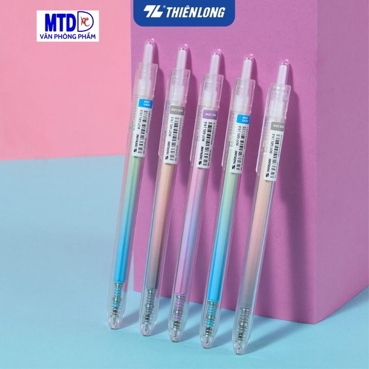 Bút gel Minimalist Thiên Long Gel-072/PLUS ( màu ngẫu ngẫu nhiên), thiết kế tinh tế, hiện đại