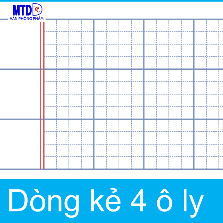 Tập Bạn nhỏ  4 ô ly vuông , 96 trang - Định lượng: 100gsm -Hồng Hà 0355