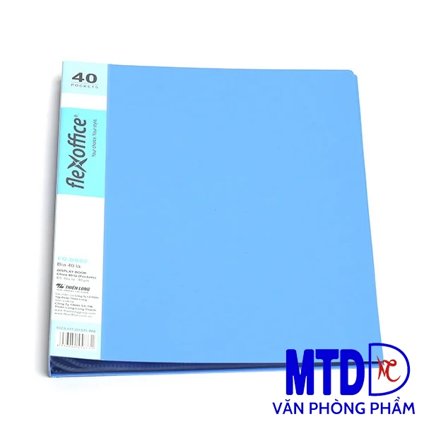 Bìa 40 lá A4 Thiên Long đựng hồ sơ tới 200 tờ