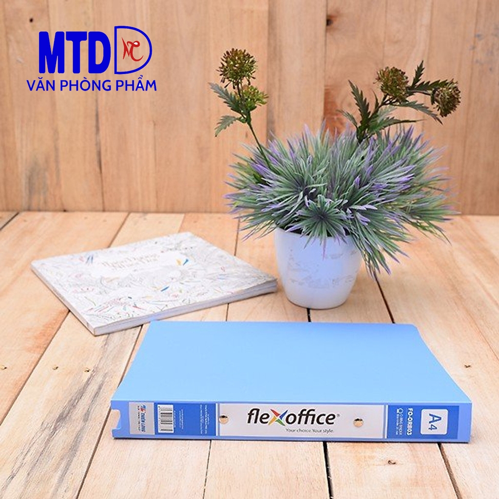 Bìa nhẫn Oring Thiên Long FO-ORB03 xanh