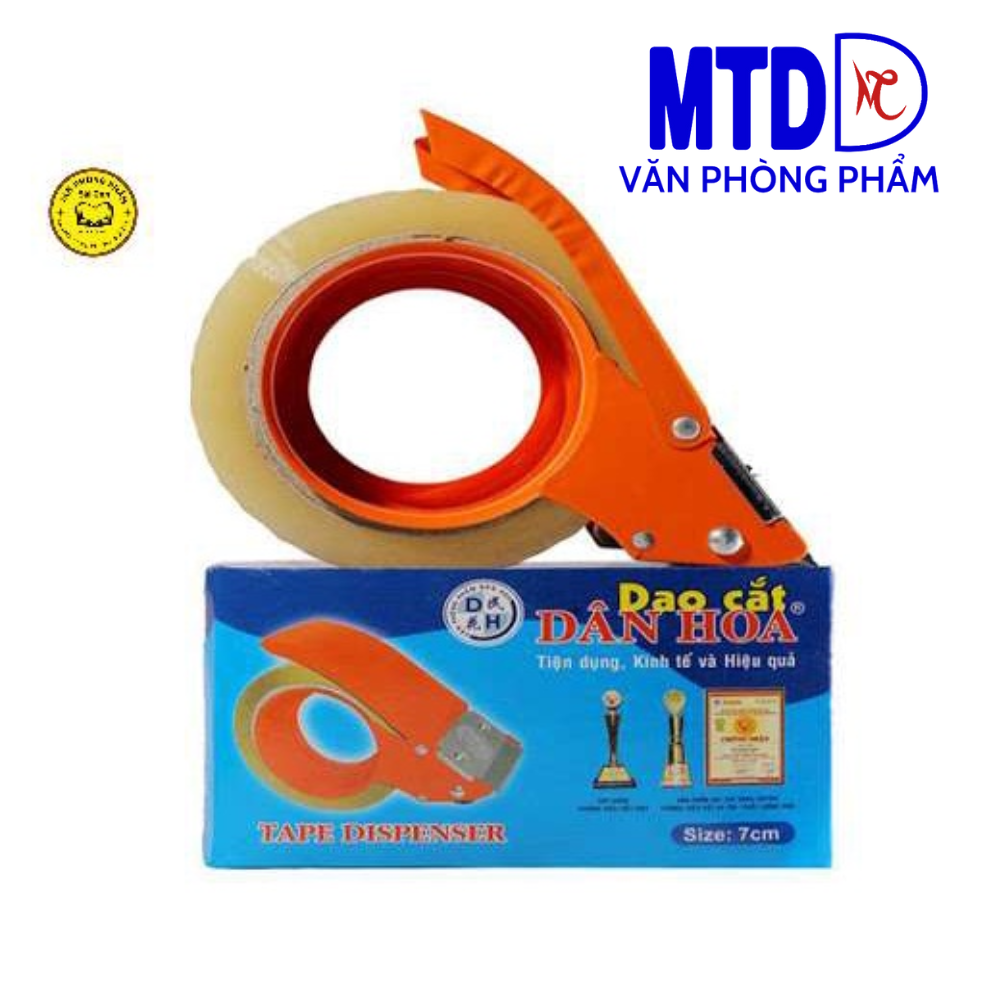 Dụng cụ cắt băng keo  cầm tay Dân Hoa bằng sắt 7cm